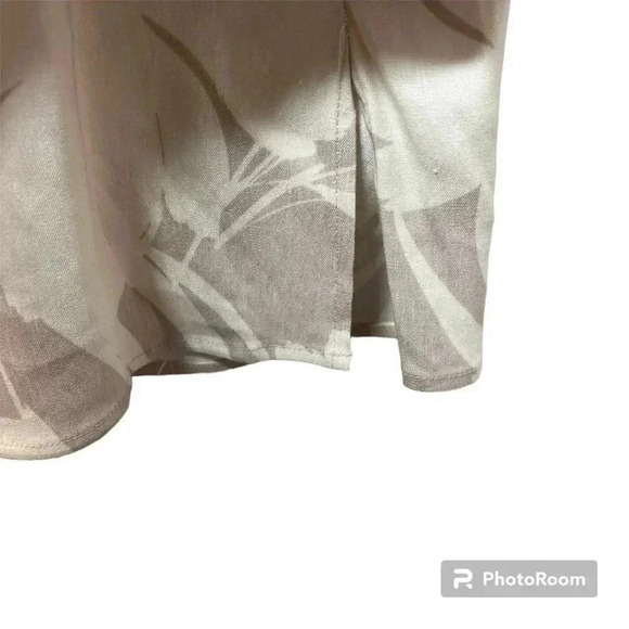 ALFANI Women Tops CreaM Floral Print Sleeveless Size L - Picture 3 of 6